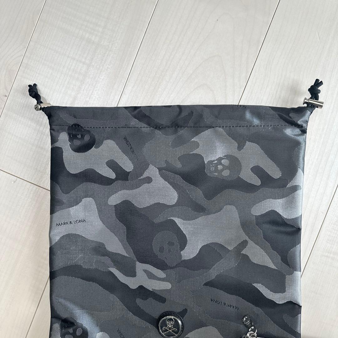 新品 ☆ MARK&LONA シューズバッグ ポーチ カモ ケース ノベルティ