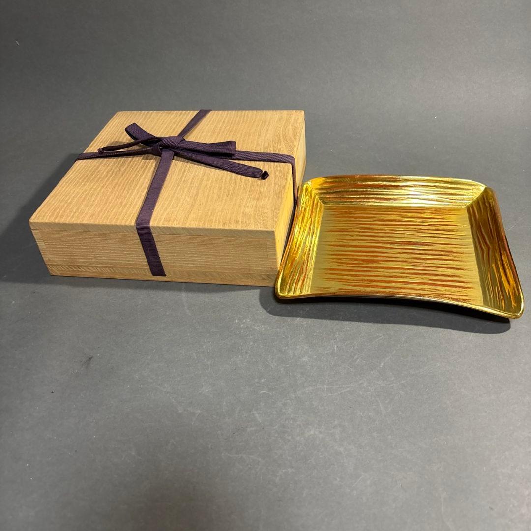 茶道具　中川浄益　菓子盆　共箱