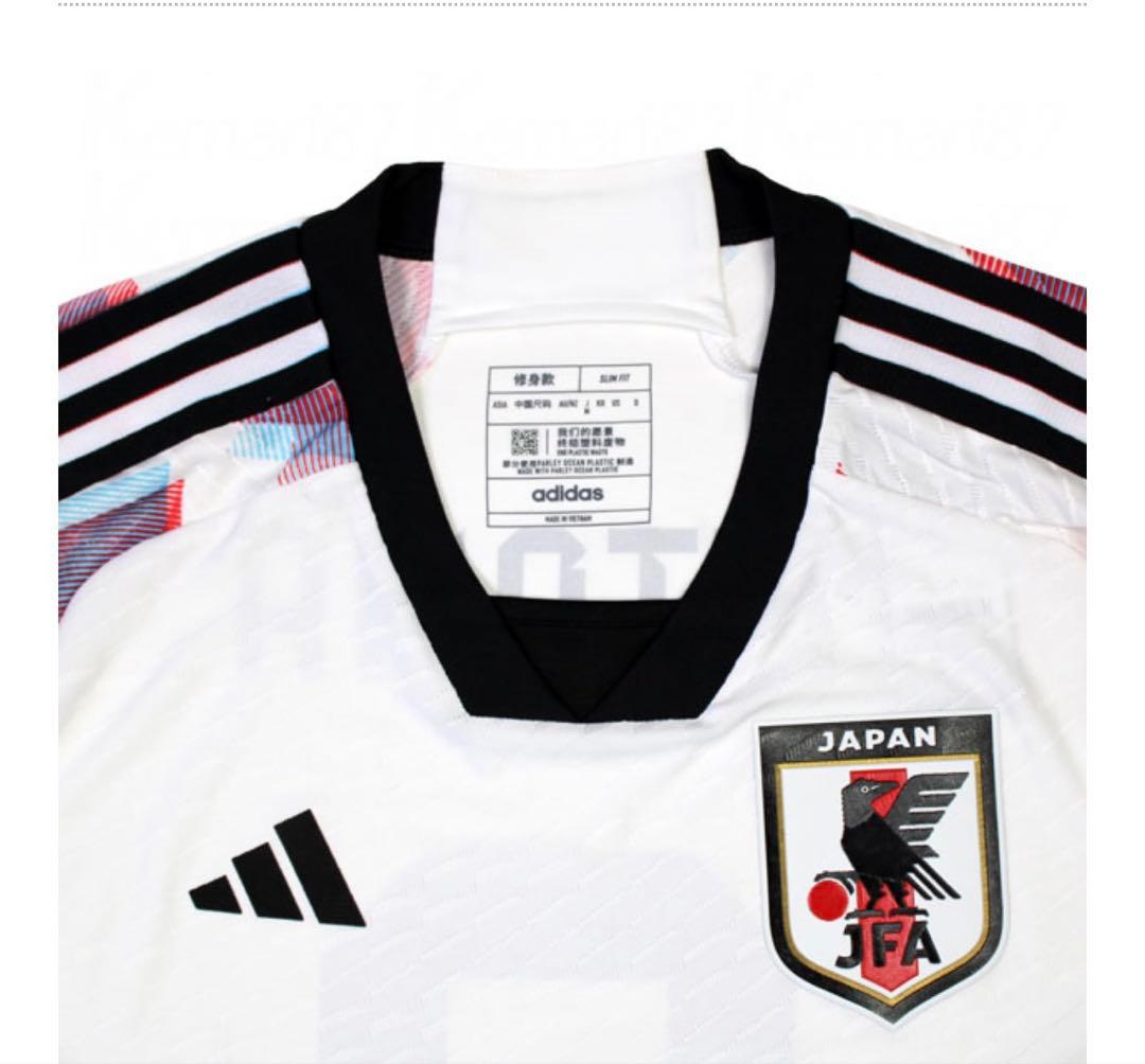 アディダス サッカー日本代表 2022 アウェイ オーセンティック長袖三笘薫