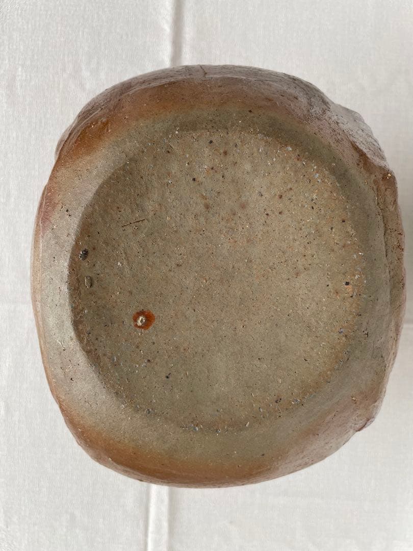 備前焼　岡本錦朋　花器　箱無し