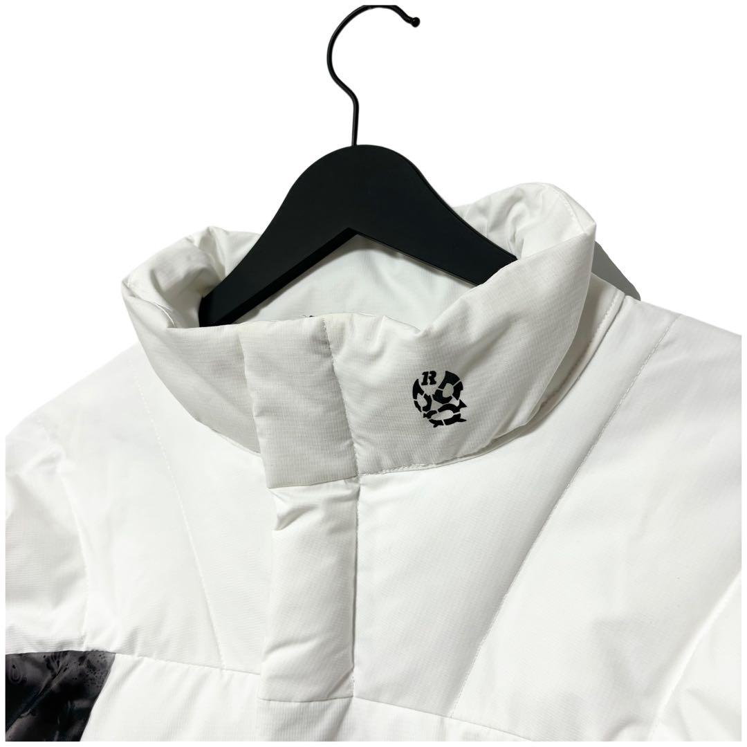 新品 ラッセルノ ゴルフ パデッド ジャケット ペイズリー ホワイト L 5