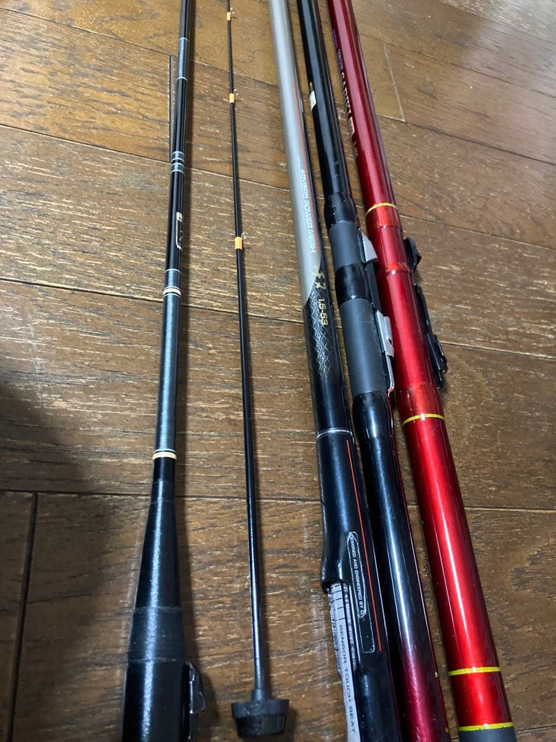 ダイワ等釣竿とシマノロッドケース