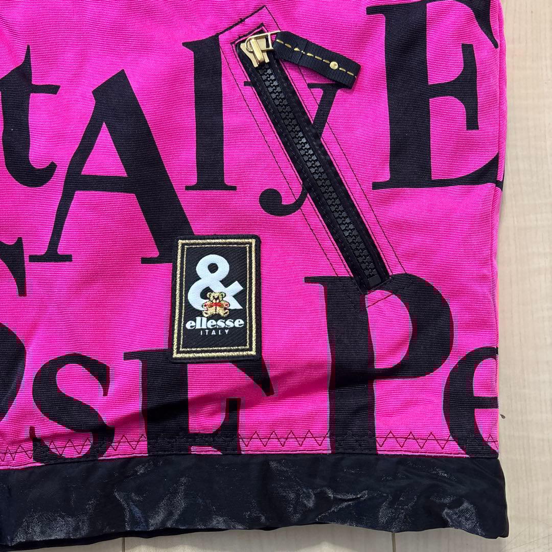 新品同様 ellesse エレッセ 上下セット JASPO（11-3／Lサイズ）