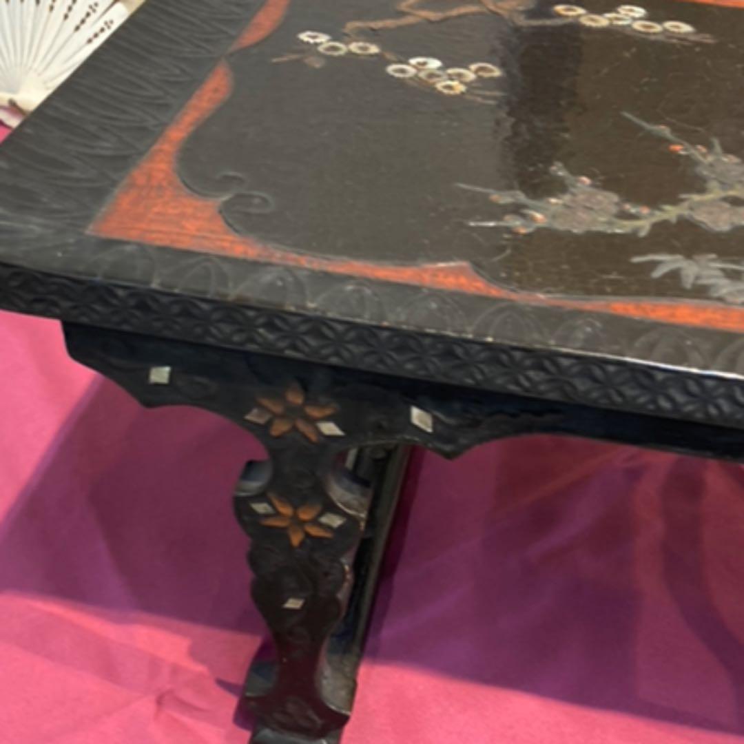 正倉院御物　唐物　松鶴四方台　壇紋