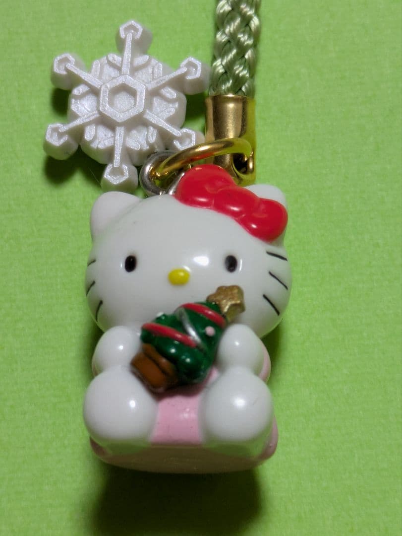 激レア　ハローキティ根付け クリスマス限定 サンタ　トナカイ　雪だるま