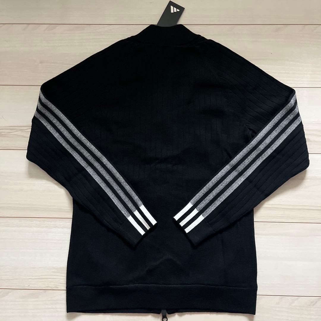 新品　アディダス　ゴルフ　防風　ニット　ジャケット／スカート　上下　L 黒