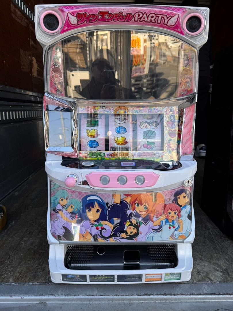 パチスロ実機SツインエンジェルPartyZF不要機ボリューム調整付