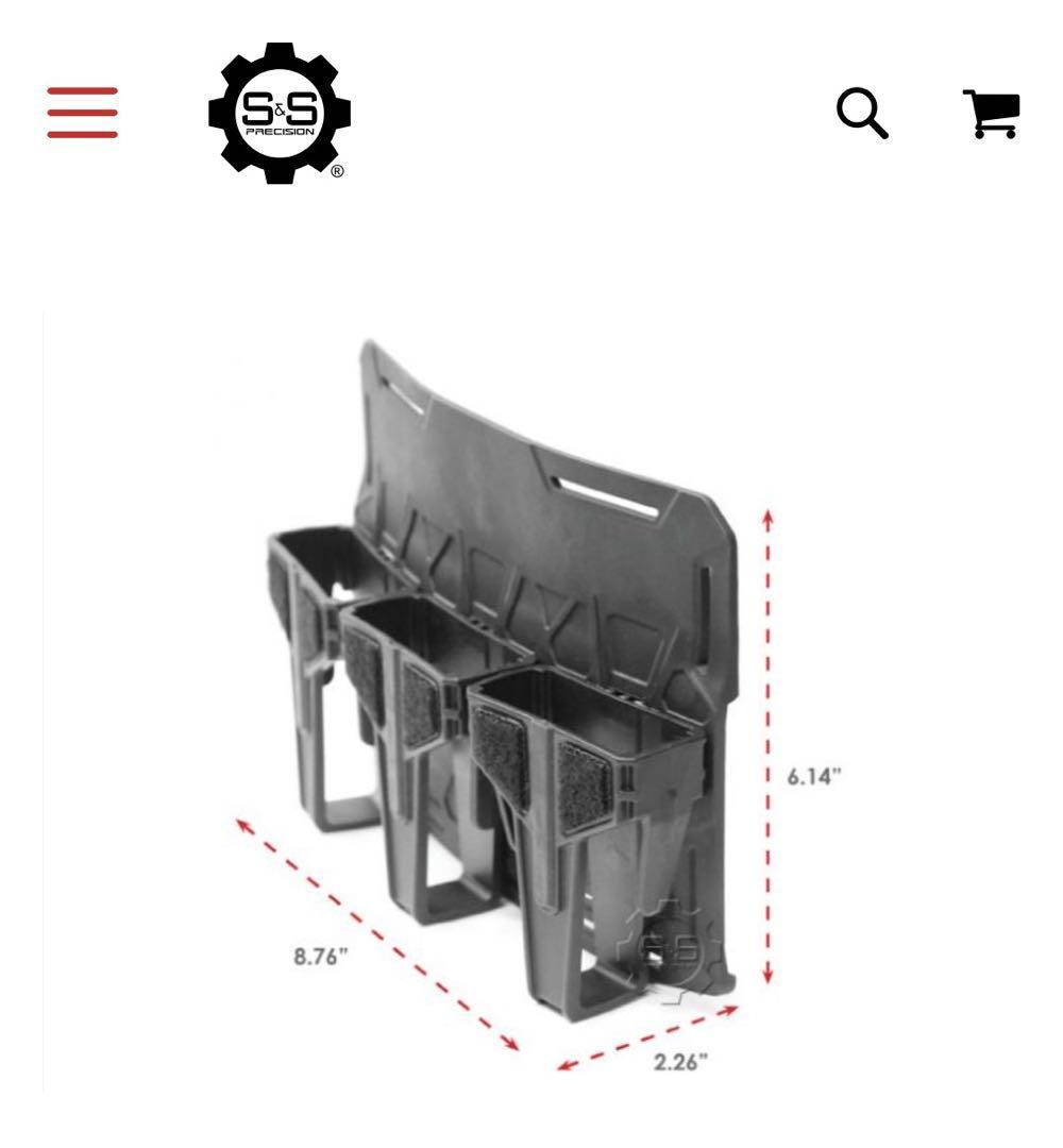 実物 S&S Precision プレートフレームキットM4カンガルーインサート