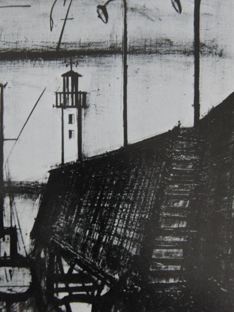 ベルナール・ビュッフェ【Maree】希少な額装用画集より、厳選、新品額装