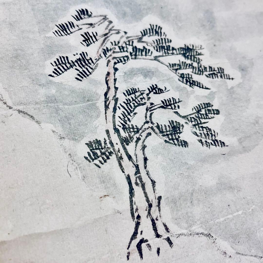 18世紀の画僧・月僊 肉筆画！直筆添え書きあり