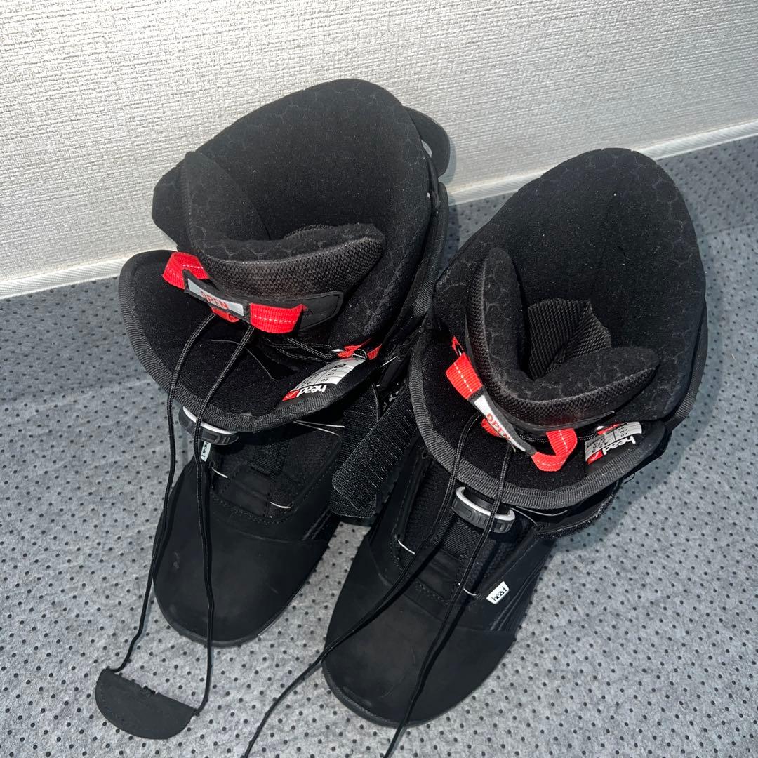 数回使用 人気サイズ27.5cm HEAD THREE BOA スノボブーツ