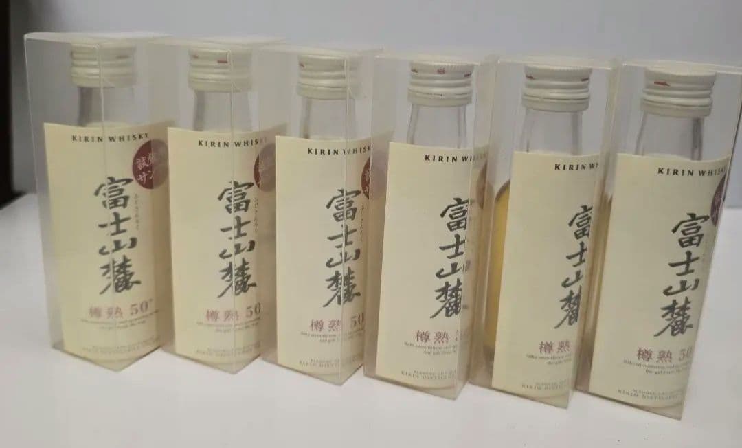 キリン　富士山麓　樽熟50°　試飲用50ml　6本　未開栓