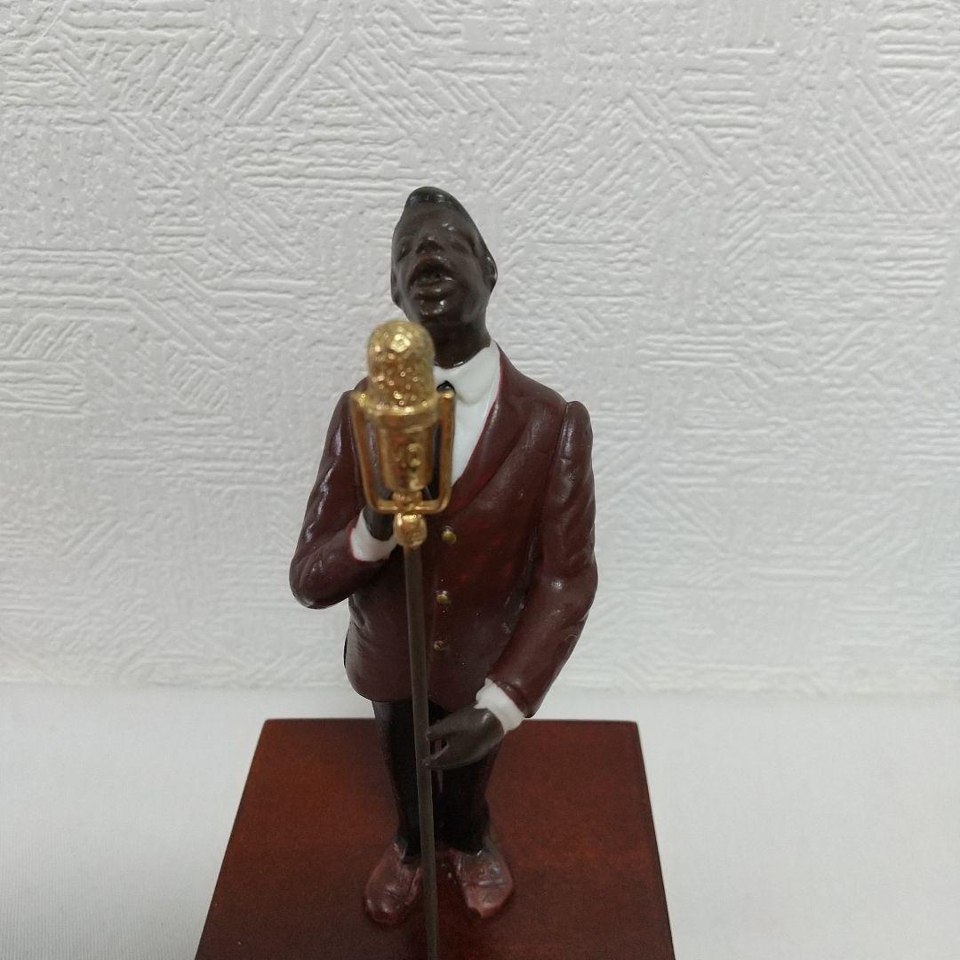 BLACKY JAZZMAN ジャズ歌手 フィギュアオルゴール