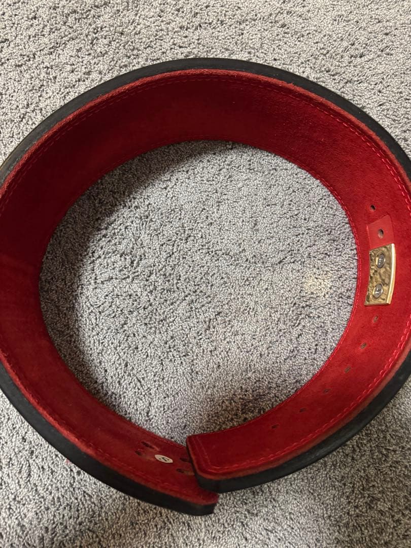 トレーニング・パワーベルト 黒赤