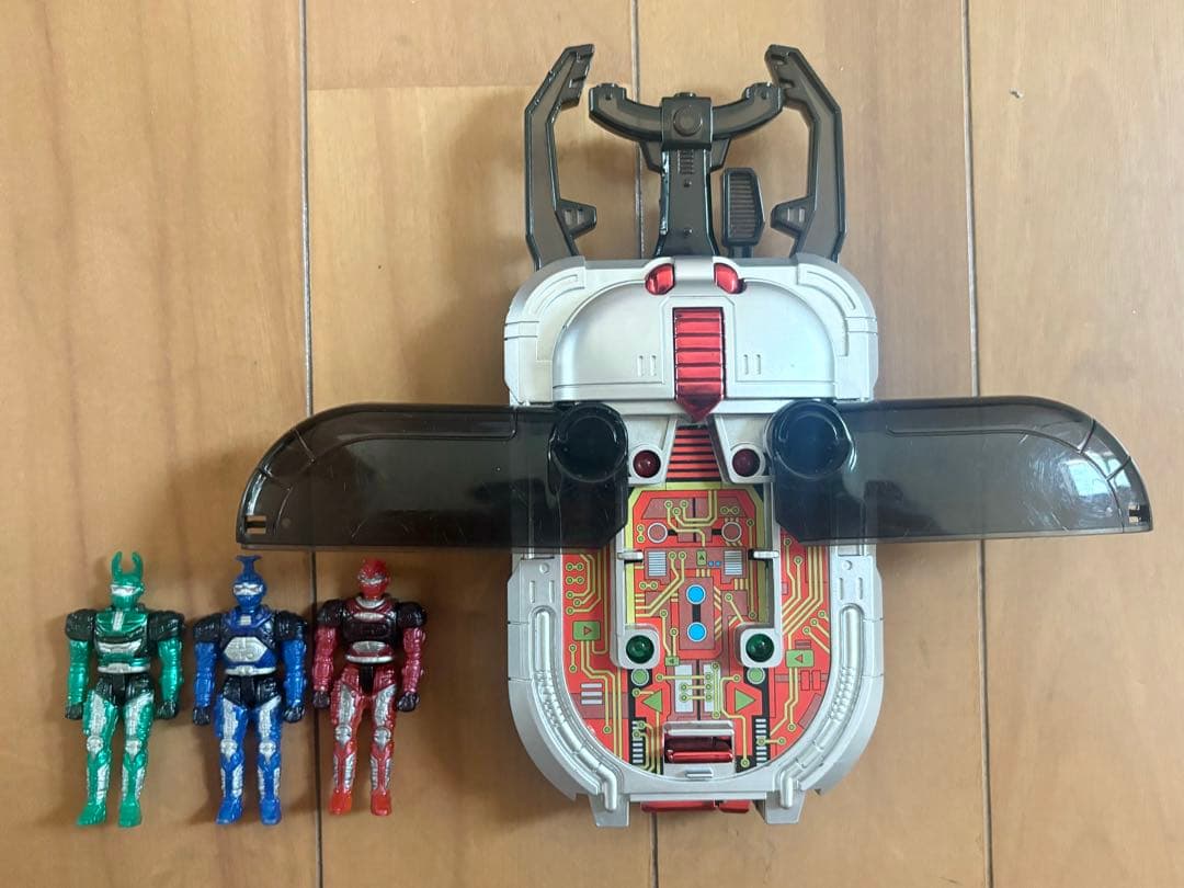 重甲ビーファイター DX変身アイテム 光る！鳴る！ビーコマンダー 当時品 人形