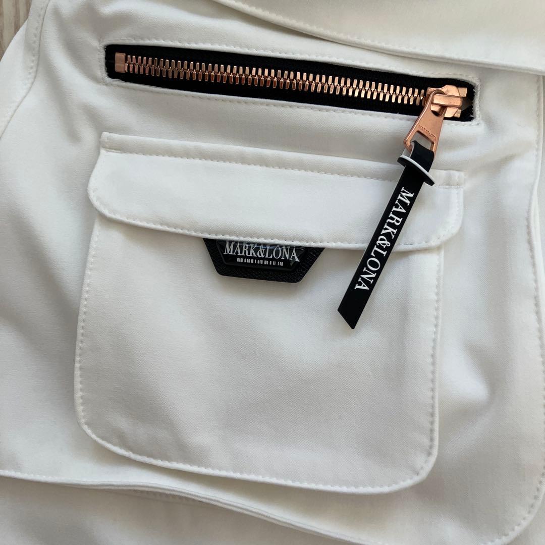 MARK&LONA ホワイトスカート