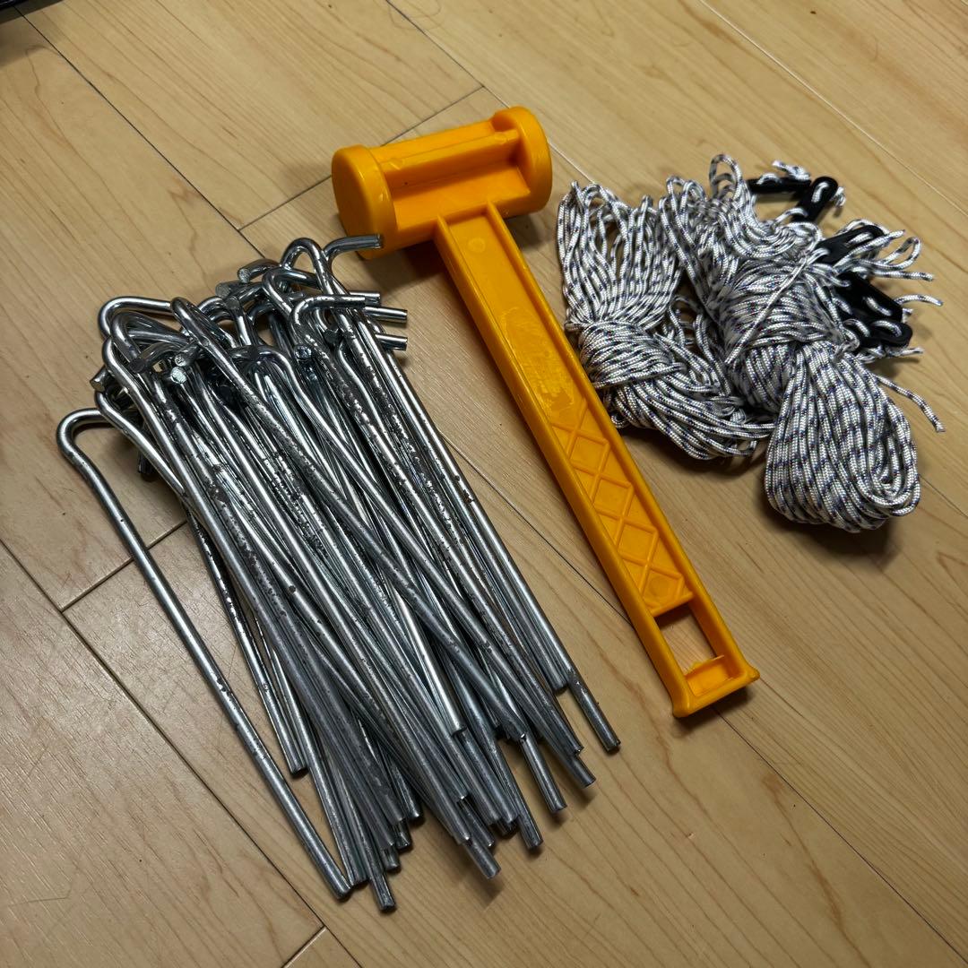 【未使用品】TENT FACTORY トンネル2ルームテントL UVルーフ付