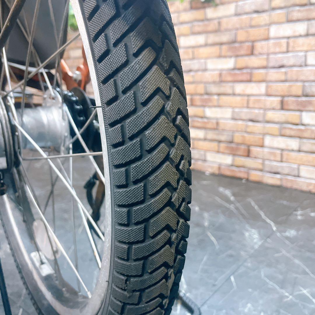 【87】電動自転車 YAMAHA PAS Babby オレンジ 20インチ