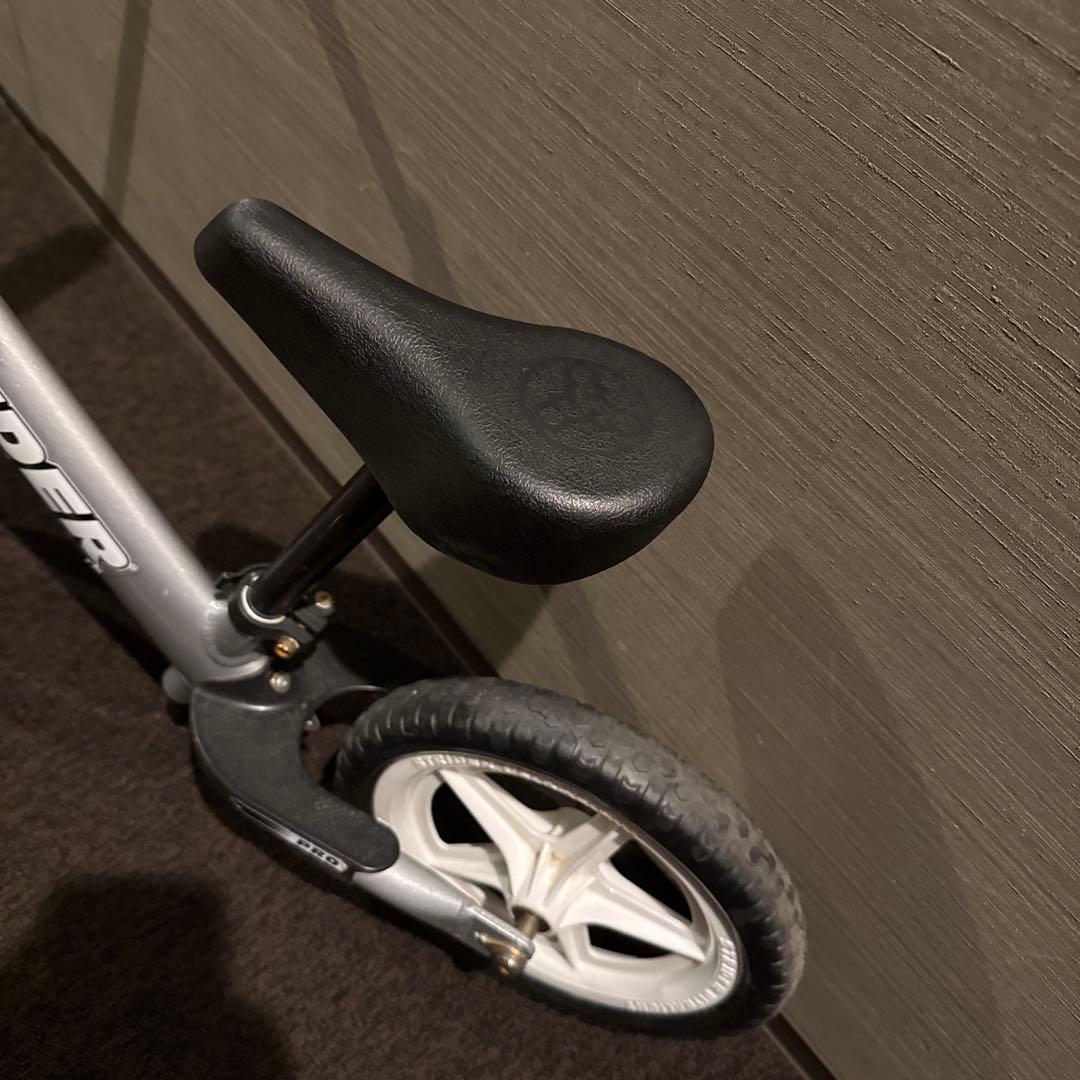 値下げ！STRIDER PROバランスバイク シルバー