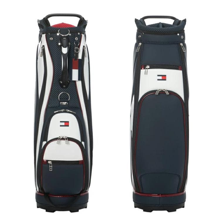 新品 トミーヒルフィガーゴルフ キャディバッグ THMG5SC2 トリコロール