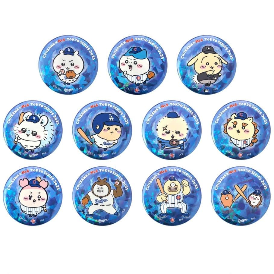 【新品未開封】ちいかわ × MLB TOKYO SERIES　カンバッジ　4箱