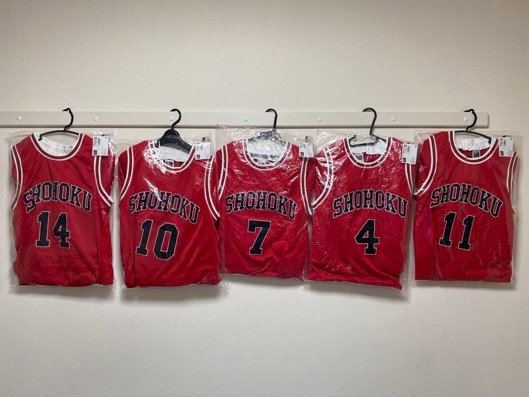 公式　湘北ユニホーム5点セット　劇場版