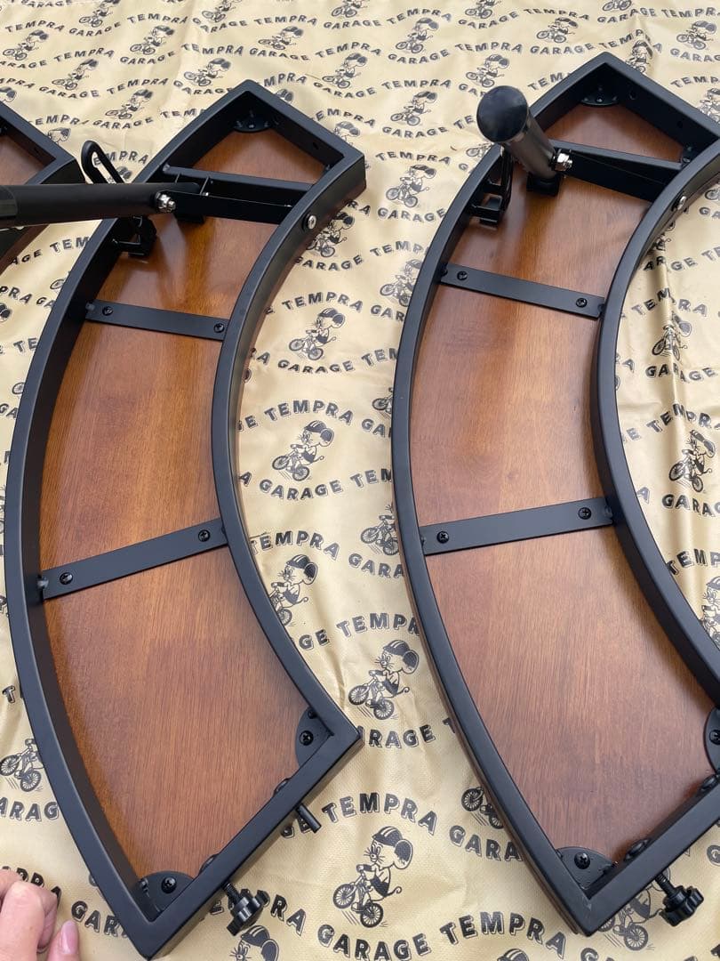 【値下げ】LOGOSアイアンウッド囲炉裏サークルテーブルL