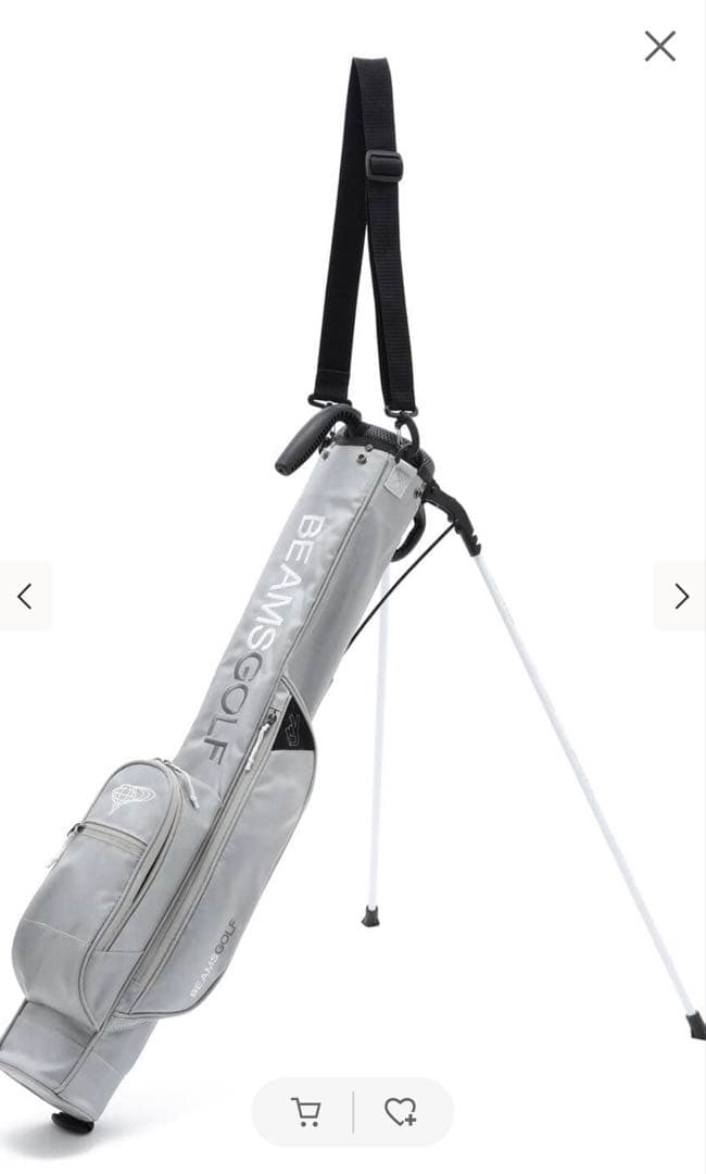 BEAMS GOLF スタンドバッグ グレー