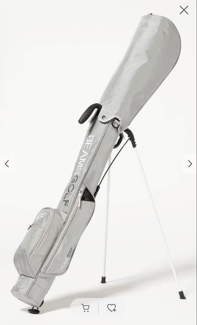 BEAMS GOLF スタンドバッグ グレー