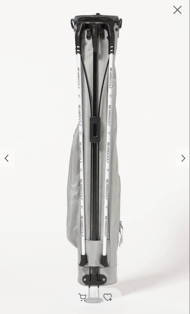 BEAMS GOLF スタンドバッグ グレー