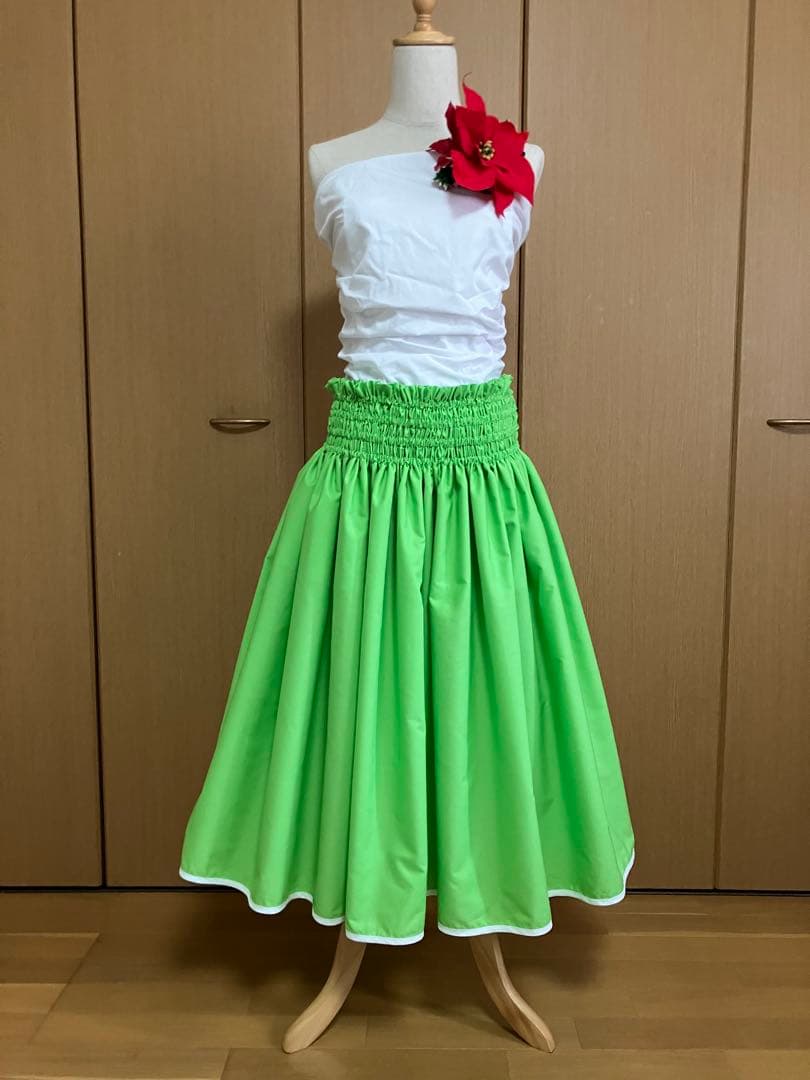 あ☆無地パウスカート☆フラダンス☆パウスカート☆ブラック