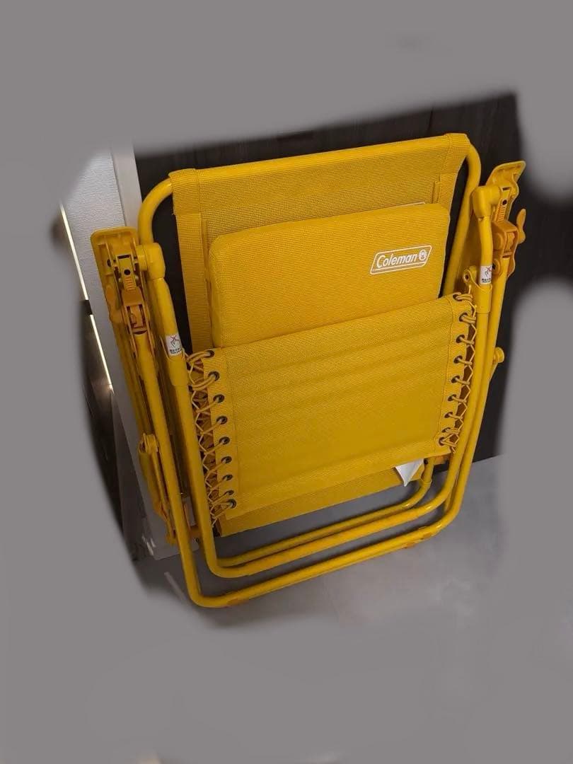 Coleman コールマン　イエロー 折りたたみ　インフィニティチェア