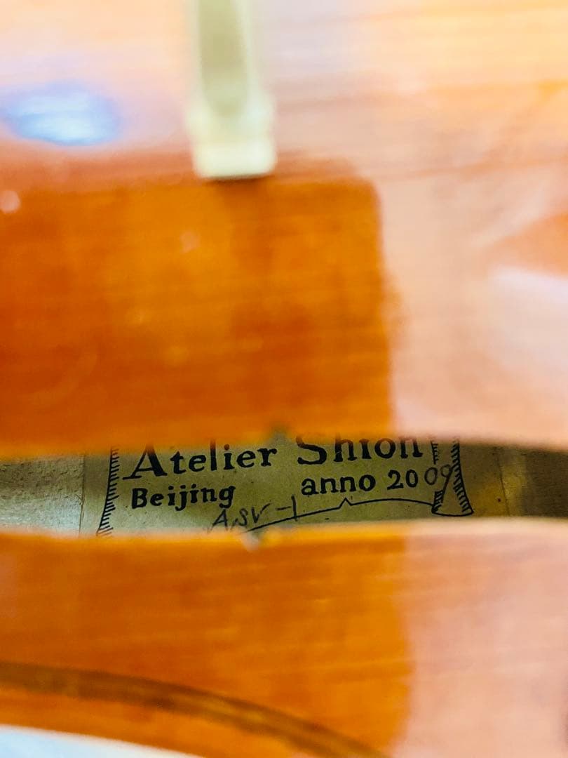 美品　美虎杢　Atolier Shion ASV-1 4/4 ケース　バイオリン