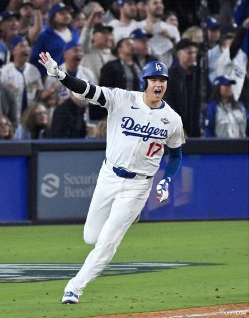 100%正規品ユースXL新品ナイキマーク刺繍仕様2025ワールドシリーズ大谷翔平