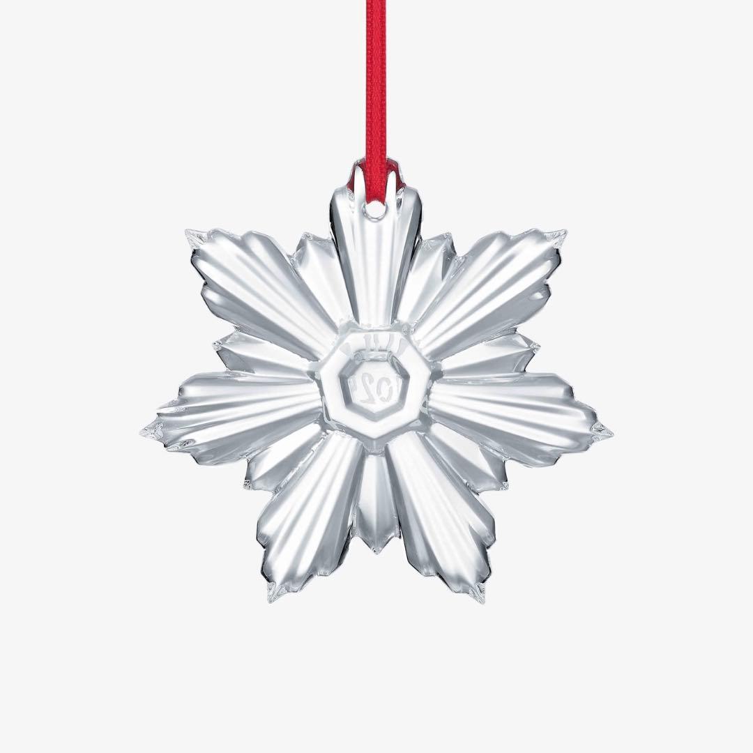 新品 バカラ クリスマスオーナメント 2025 雪の結晶