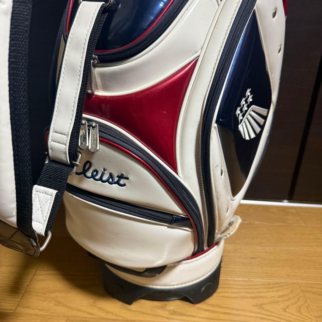 Titleist キャディバッグ ゴルフバッグ 赤・白・青