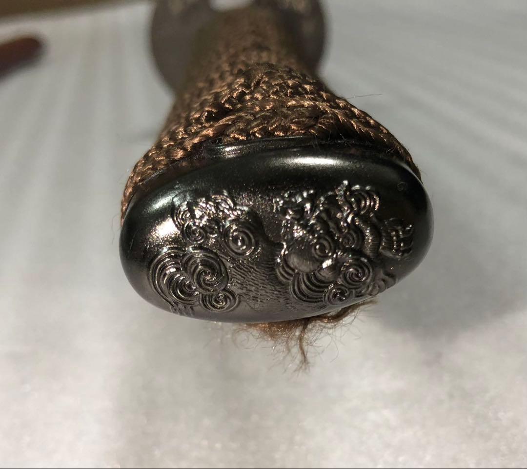 美品 模造刀　打刀　朱鞘　鞘付き長さ約105cm 26A14