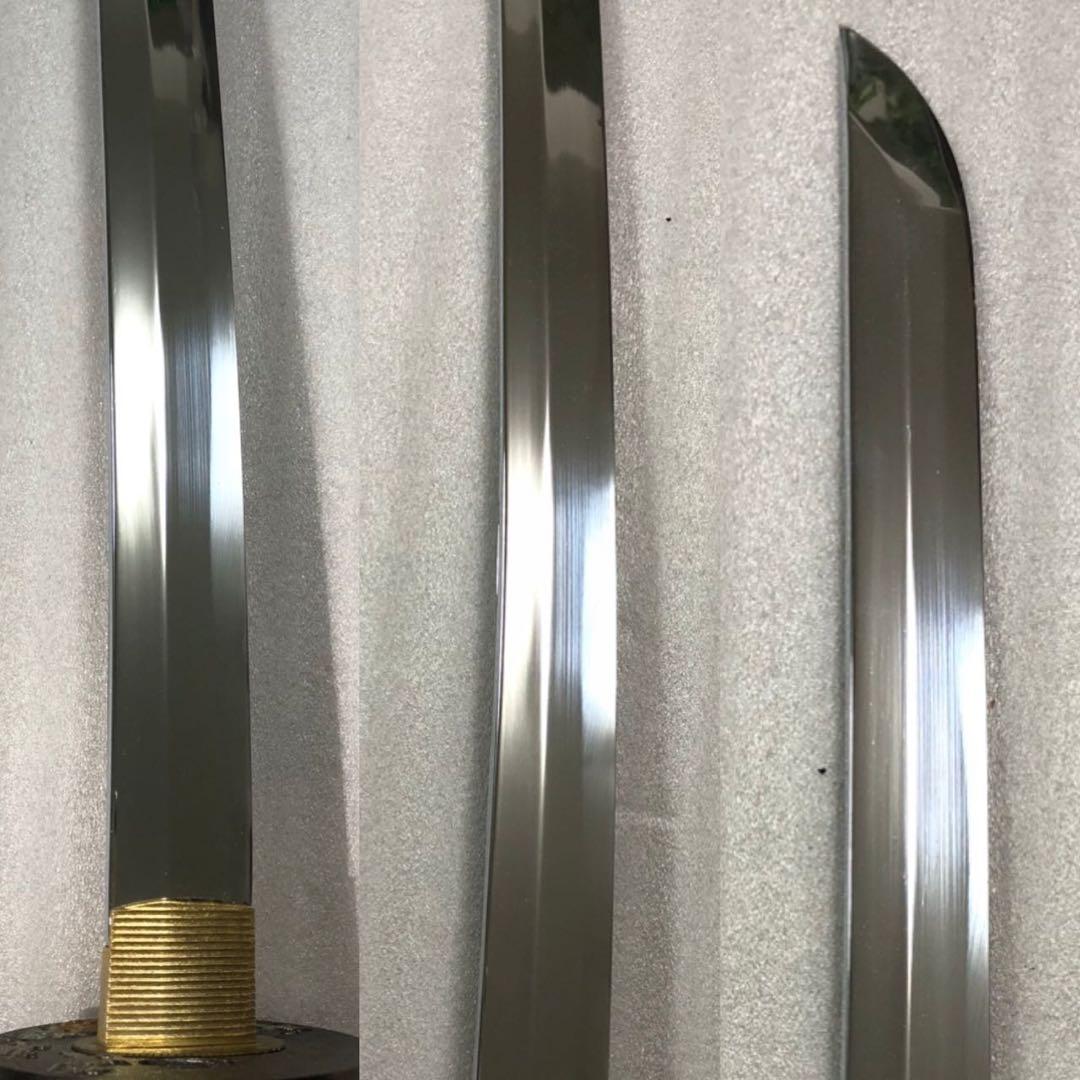 美品 模造刀　打刀　朱鞘　鞘付き長さ約105cm 26A14