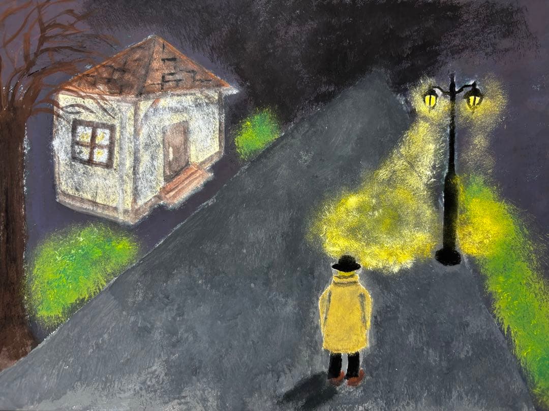 自作絵画「midnight dream」