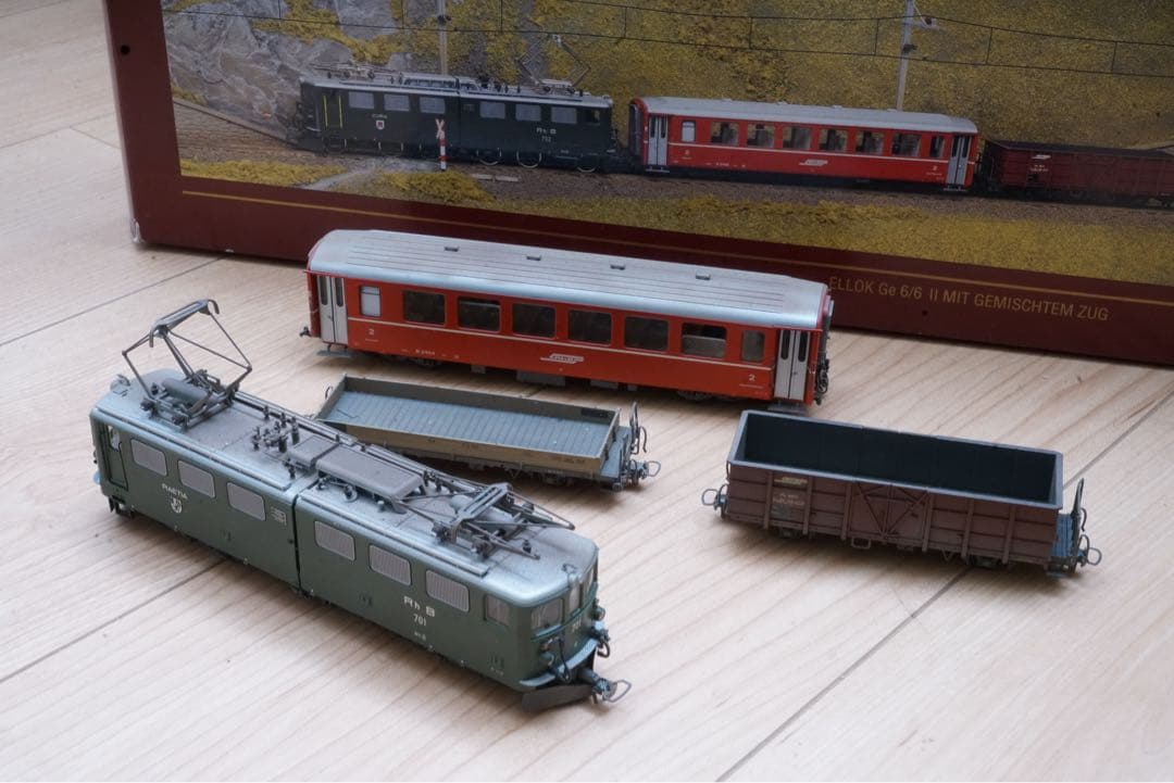 BEMO 1/87.12mm Ge6/6II混合列車スターターセット