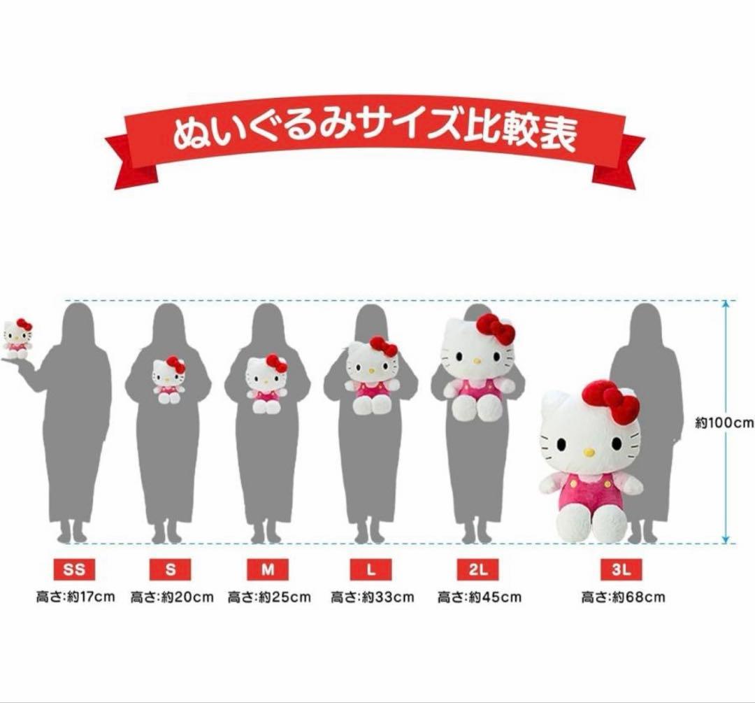 ハローキティ サンリオオリジナルぬいぐるみ　スタンダードシマ　4点セット