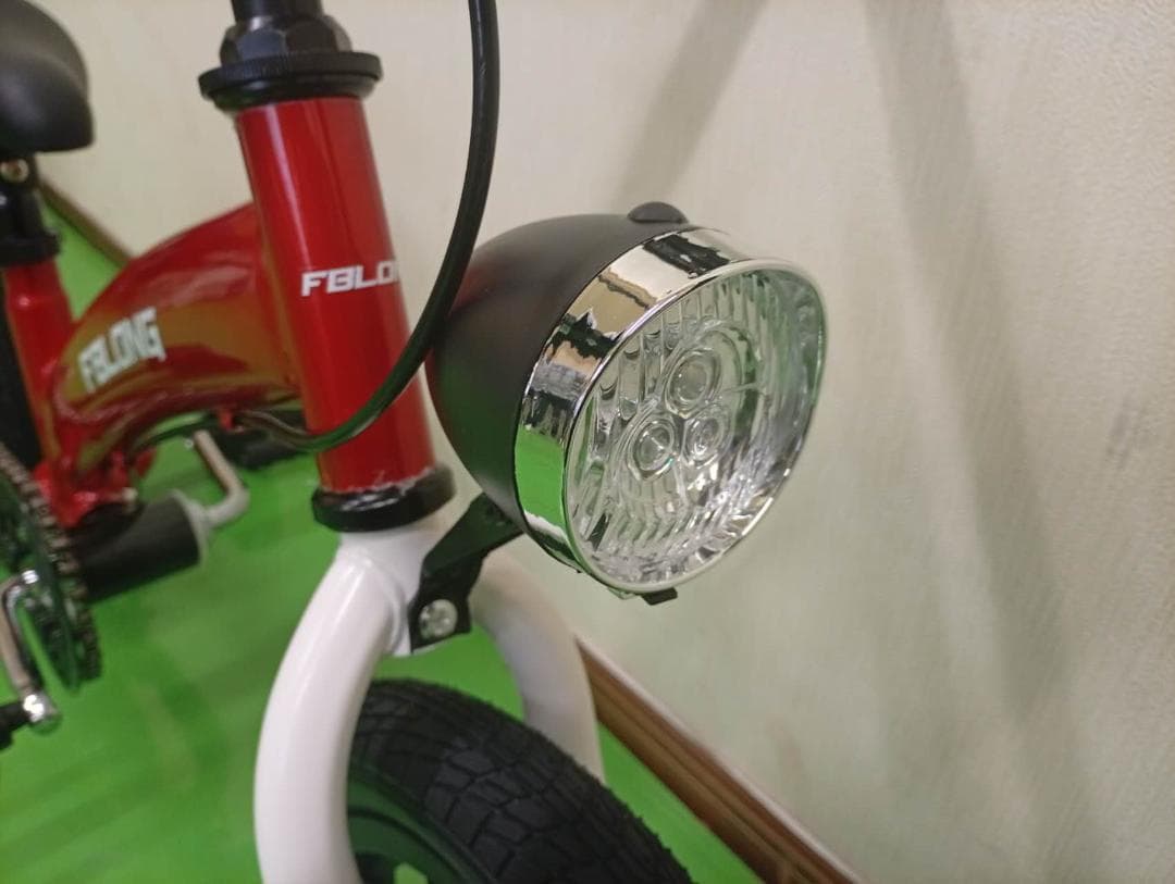 新品未使用 3in1 子供自転車 キックバイク12インチ Red色