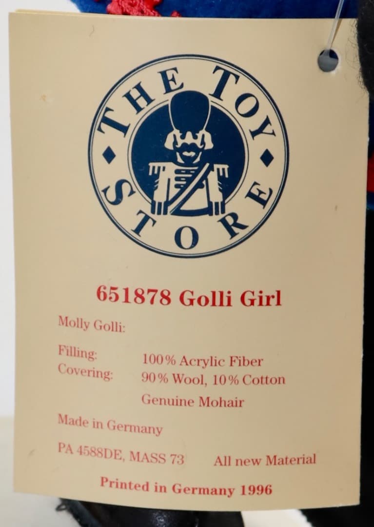 Steiff THE TOY STOREオリジナルGolli Girl 22cm