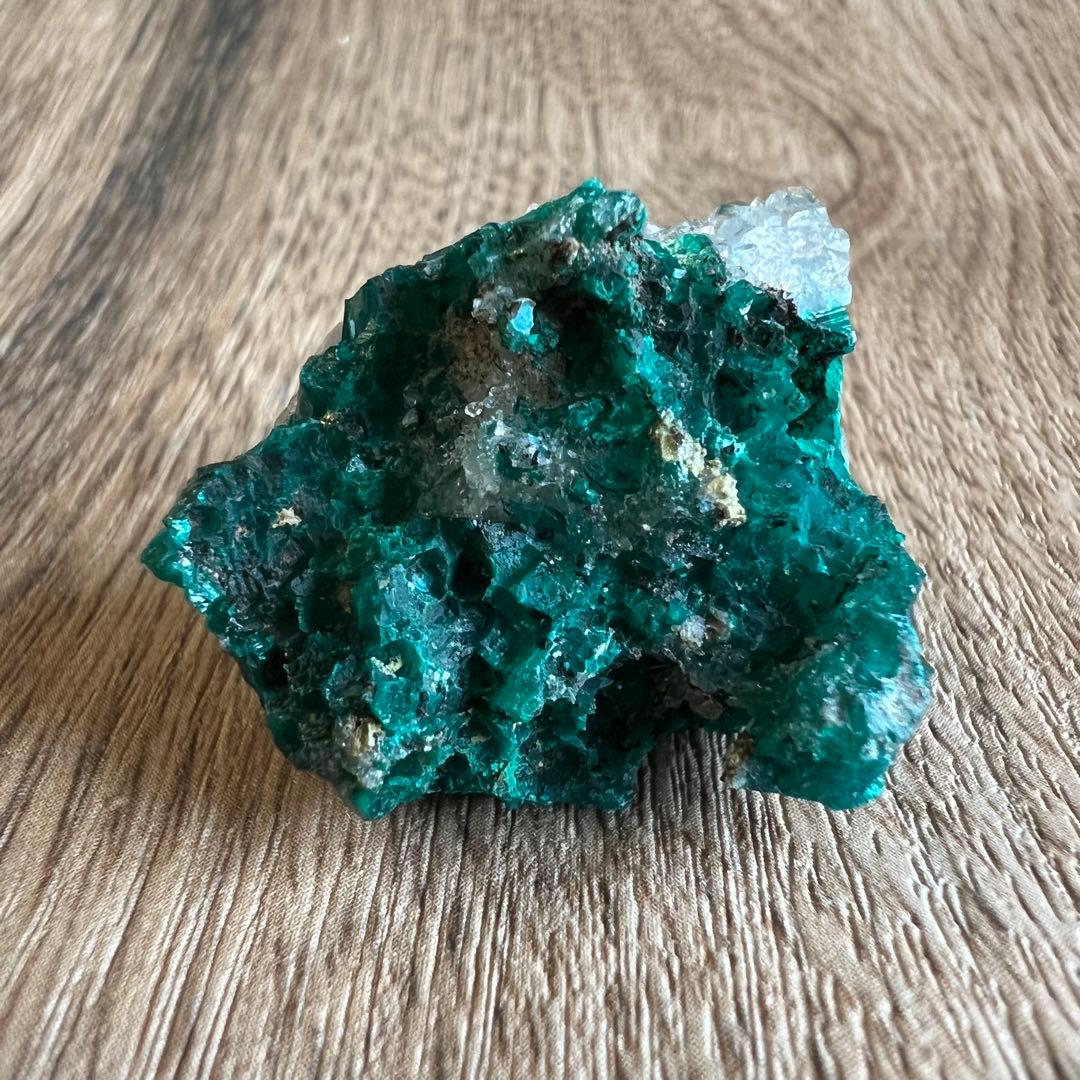 ダイオプテーズ 水晶 A1 共生 鉱物 標本 原石