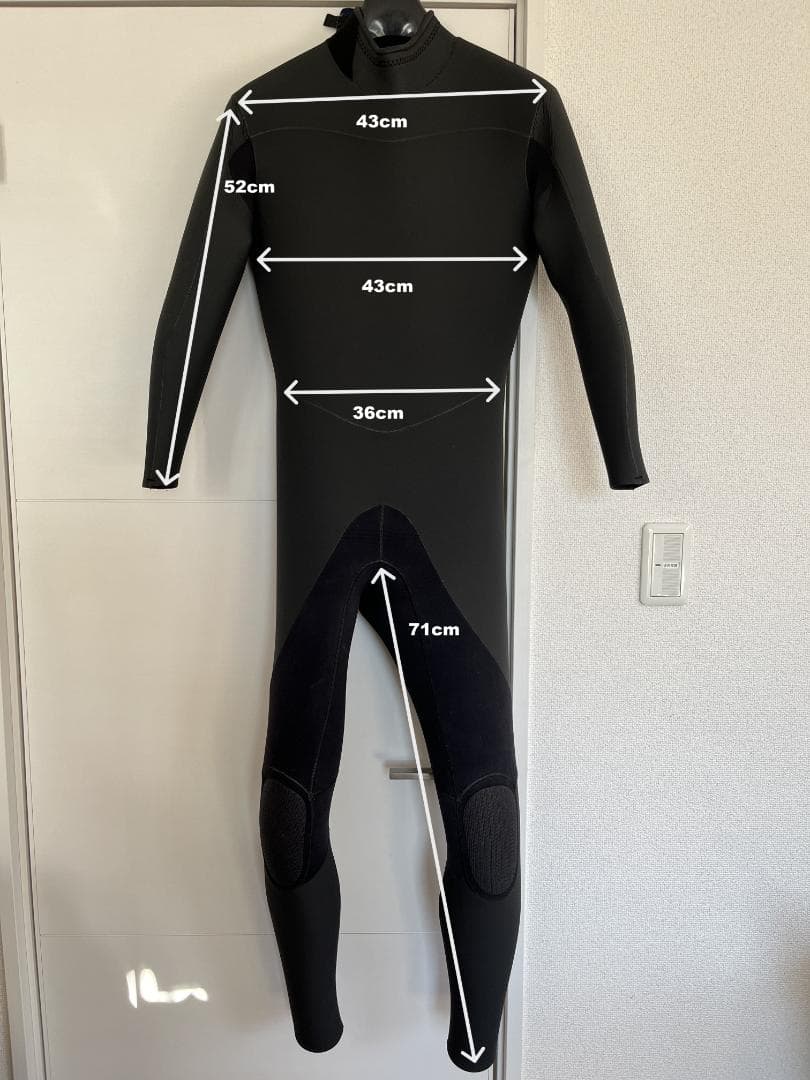 フルスーツ 5/3mm　クラッシックタイプ　バックジップ