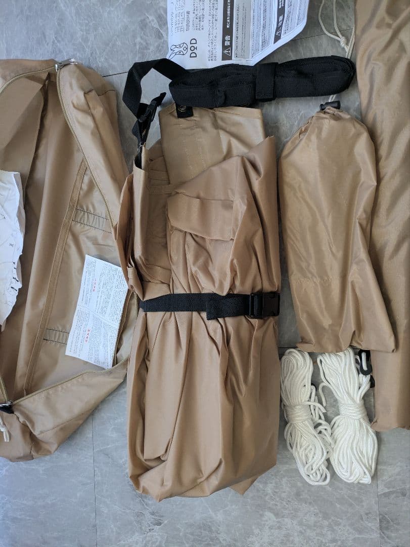 ​ほぼ未使用 DODいつかのタープ タンカラー TT5-631-TN 付属品完備