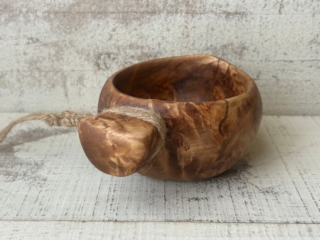 sunswood サンズウッド　白樺瘤　ククサ　kuksa ソロキャン　野営