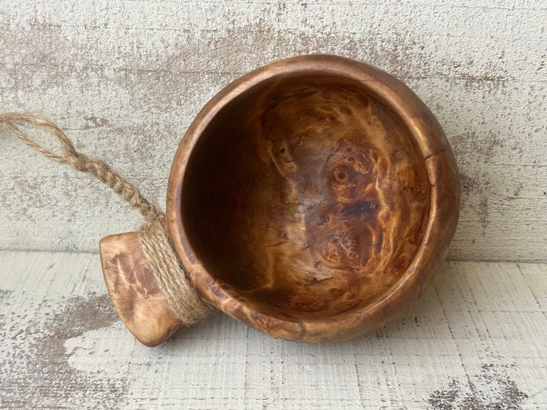 sunswood サンズウッド　白樺瘤　ククサ　kuksa ソロキャン　野営