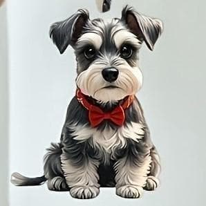 ミニチュアシュナウザー アクリルキーホルダー キーチャーム バッグチャーム　E