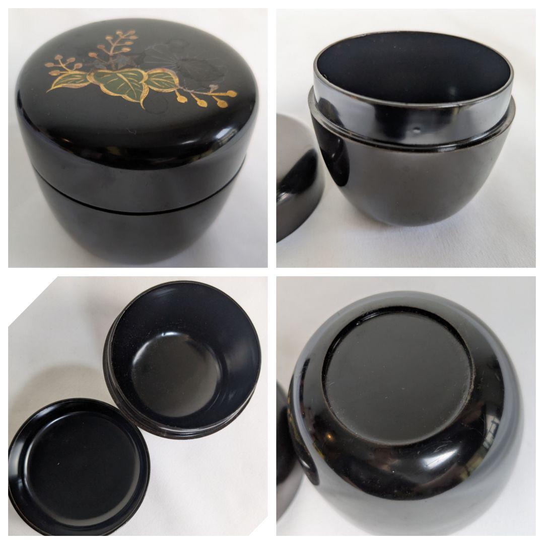 茶道具 棗 蒔絵 9点 まとめ売り 黒 赤 朱色